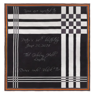 By Biehle_Black Tie Design_140x140cm_Silk Satin_Full