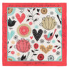 By Biehle_Hearts & Birds Red Design_55x55cm_Silk Cotton_Full