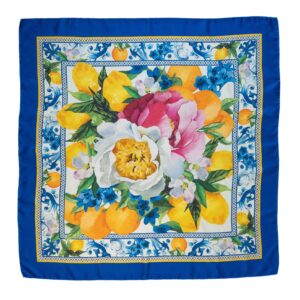 Ceci New York Scarf_Fiorella Design_90x90cm_Organic Silk Twill_Full